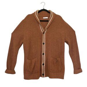 Sonoma Mens Cardigan Sweater Xl Shawl Collar Front Pockets Preppy Casual Classic